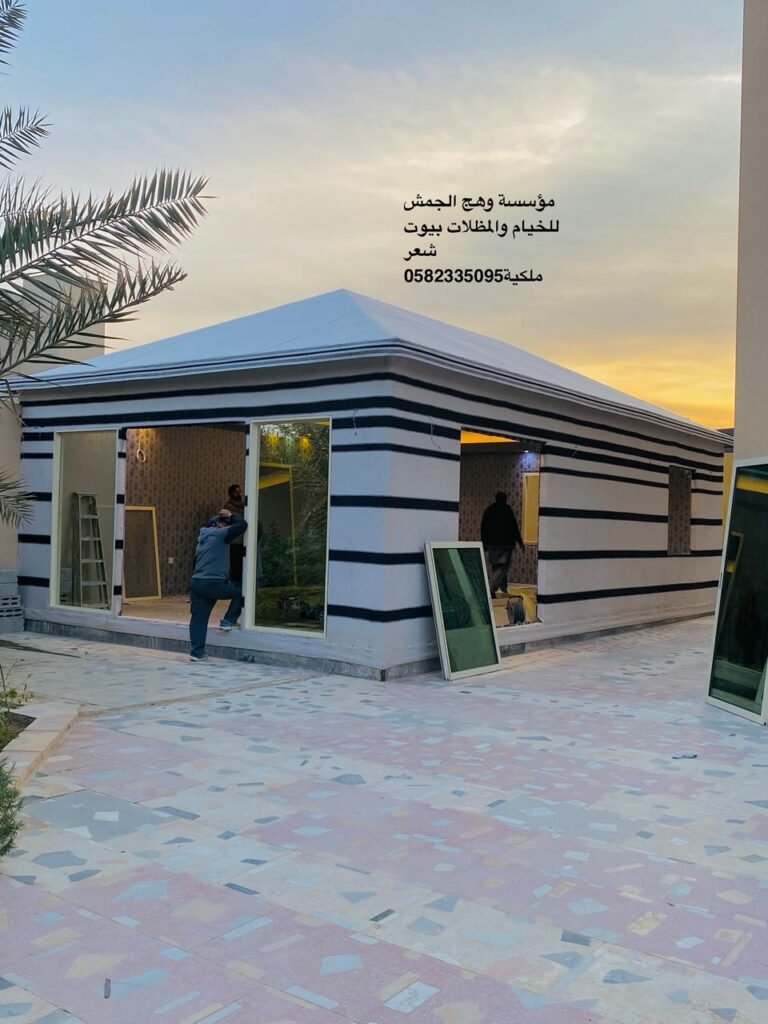 تصميم وتركيب خيام ملكية